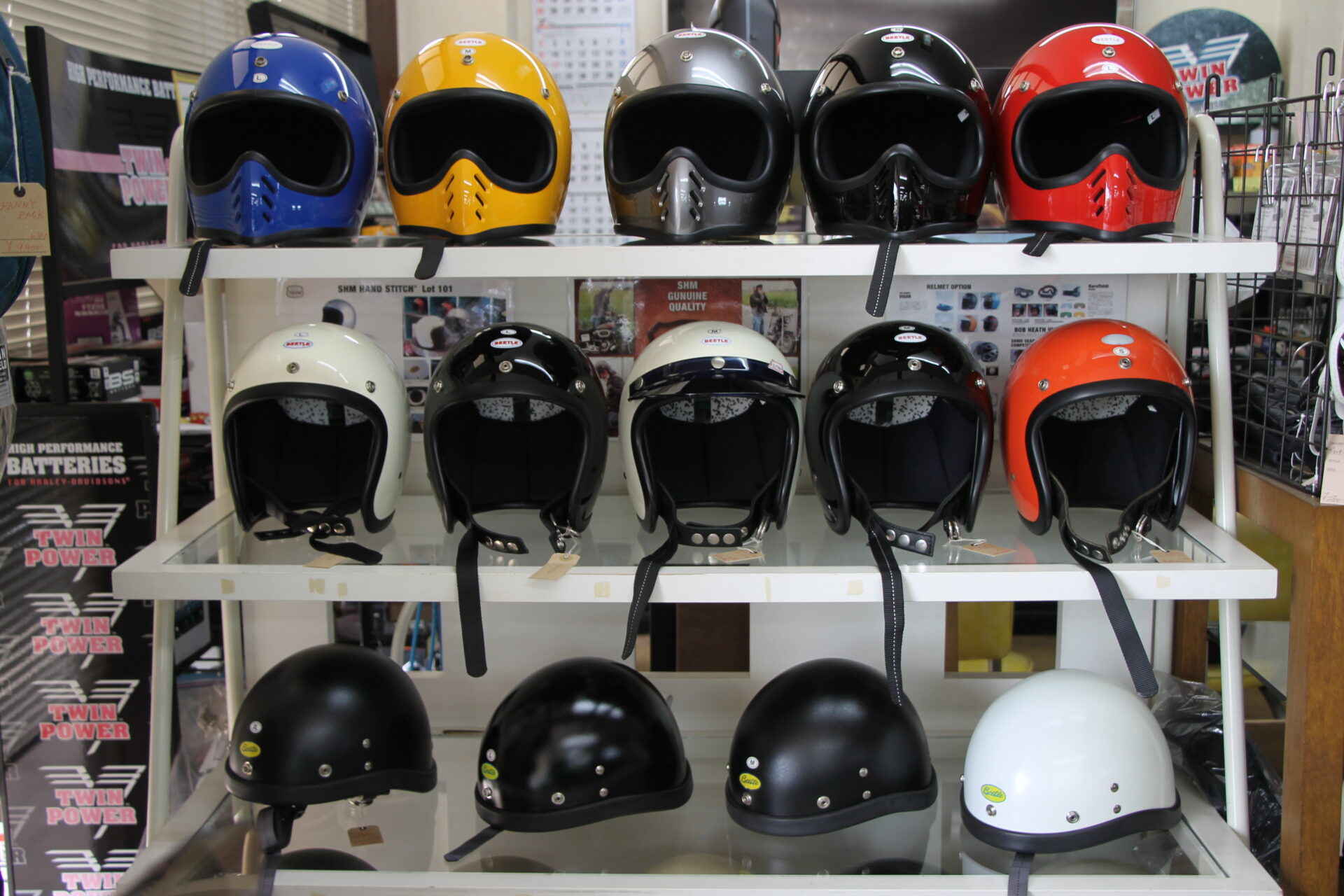 カスタムペイントヘルメット7個SET - オートバイアクセサリー