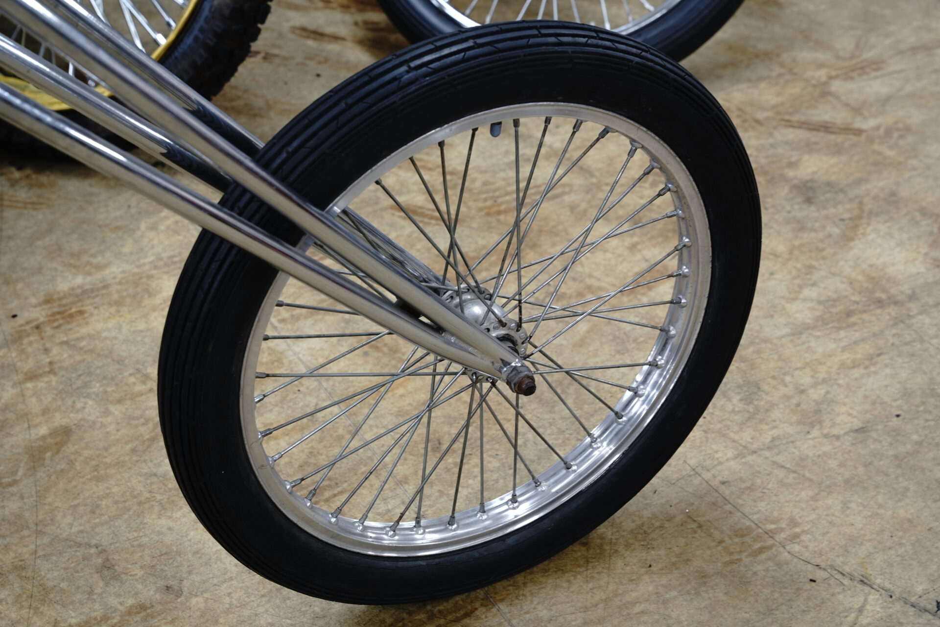 ビンテージ スプールハブ ホイール チョッパー パンヘッド ナックル