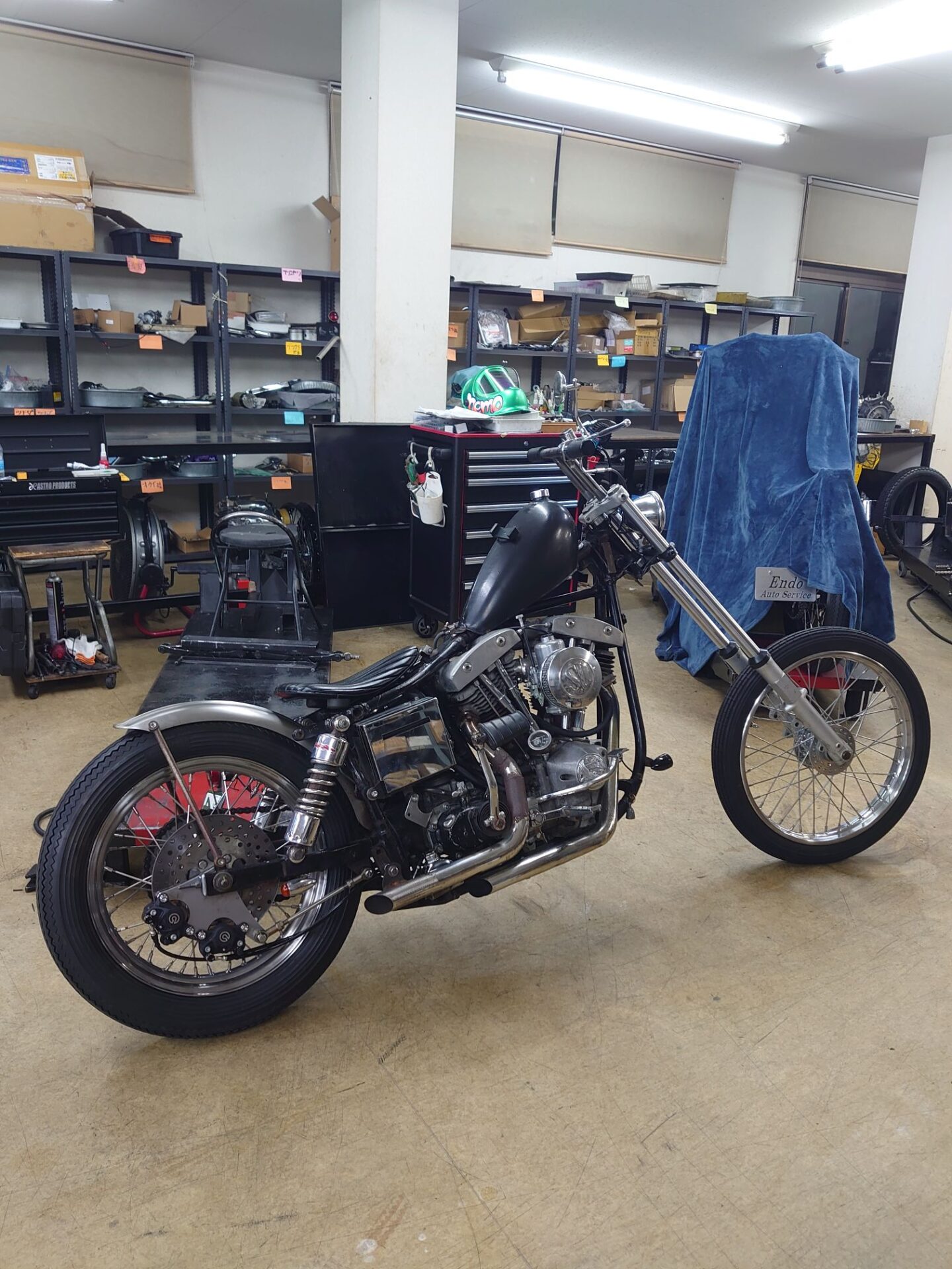 気まぐれ短期値引き中　ショベルヘッド　フロントフォーク　ナロー　オートレース 気まぐれ短期値引き中 ショベルヘッド フロントフォーク ナロー