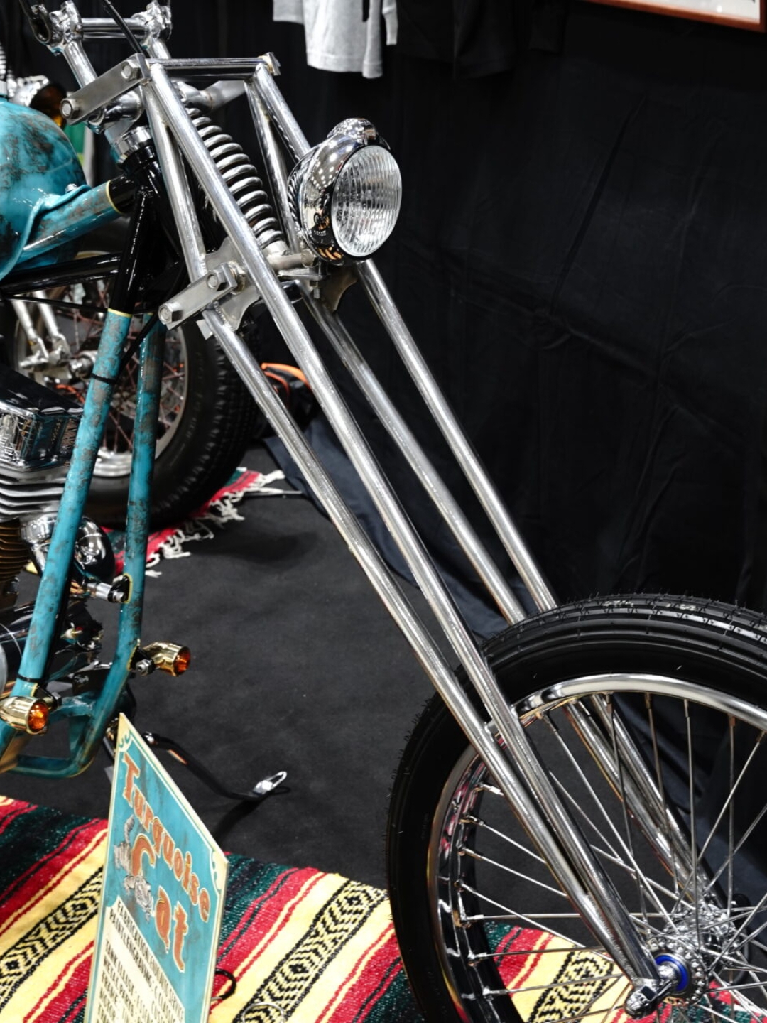 ガーターフォーク　ロング　チョッパー　希少 Lucifer choppers @lcfcfl648 ロングフォークチョッパー